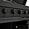 Kingstone Cube Outdoorküche 4500 (Schwarz, Material Grillfläche: Gusseisen, Anzahl Brenner: 7) | BAUHAUS