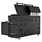 Kingstone Cube Outdoorküche 4500 (Schwarz, Material Grillfläche: Gusseisen, Anzahl Brenner: 7) | BAUHAUS
