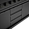 Kingstone Cube Outdoorküche 4500 (Schwarz, Material Grillfläche: Gusseisen, Anzahl Brenner: 7) | BAUHAUS