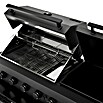 Kingstone Cube Outdoorküche 4500 (Schwarz, Material Grillfläche: Gusseisen, Anzahl Brenner: 7) | BAUHAUS