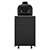 Kingstone Cube Holzkohlegrill Kamado (Durchmesser Grillfläche: 38 cm, Schwarz) | BAUHAUS