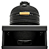 Kingstone Cube Holzkohlegrill Kamado (Durchmesser Grillfläche: 38 cm, Schwarz) | BAUHAUS