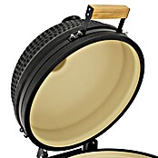 Kingstone Cube Holzkohlegrill Kamado (Durchmesser Grillfläche: 38 cm, Schwarz) | BAUHAUS