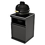 Kingstone Cube Holzkohlegrill Kamado (Durchmesser Grillfläche: 38 cm, Schwarz) | BAUHAUS