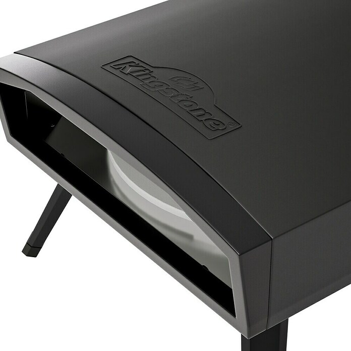 Kingstone Pizzaofen Pizzanello XL (Durchmesser Grillfläche: 44 cm, 5,6 kW, Schwarz, Stahl) | BAUHAUS