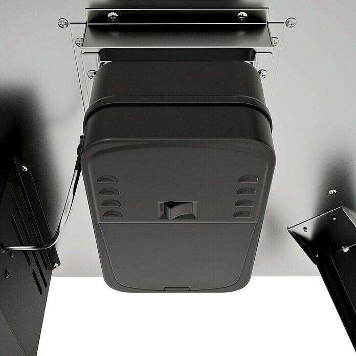 Kingstone Pizzaofen Pizzanello XL (Durchmesser Grillfläche: 44 cm, 5,6 kW, Schwarz, Stahl) | BAUHAUS
