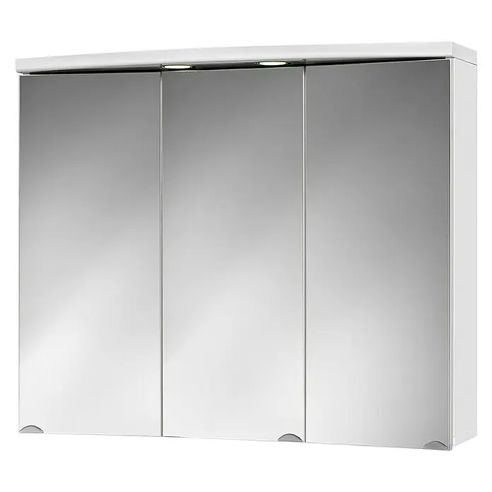 Sieper LED-Spiegelschrank AnconaB x H: 82,5 x 69,1 cm, Holz, Weiß