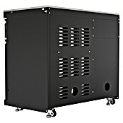 Kingstone Cube Outdoorküchen-Modul Spüle & Kühlschrank (Schwarz, B x T x H: 100 x 58 x 90 cm, Stahl, Edelstahl, Sintered Stone) | BAUHAUS