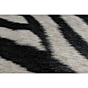 Deko-Kunstfell (Zebra, Schwarz/Weiß, 200 x 150 cm, 100 % Polyester)