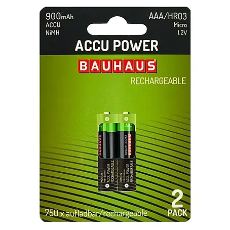 BAUHAUS  Pilas recargables HR03 AAA