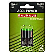 BAUHAUS Pilas recargables HR6 AA (Mignon AA, 2.300 mAh, 2 ud.) | BAUHAUS