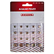 BAUHAUS Pila de botón AG1/AG3/AG4/AG13 pack 20 ud (1,5 V, 20 ud.) | BAUHAUS