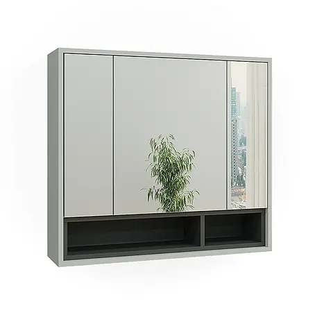Vicco  Spiegelschrank Beatrice Grau/Anthrazit