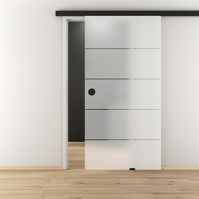 Diamond Doors Abstands-Set Jubidoor 411 (Schwarz, 1 900 x 185 x 51 mm, Passend für: Diamond Doors Schiebetür-Komplettset Jubidoor 6.1) | BAUHAUS