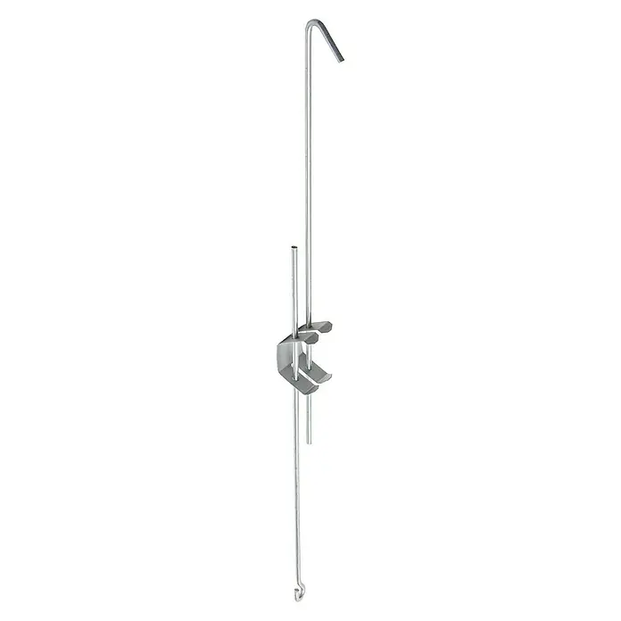 Knauf Schnellabhänger AMF Haken mit Öse - Stahl, 20 Stk., Höhenverstellung: 300 mm - 600 mm - Metallwerkzeug mit Haken zum Aufhängen und einer Halterung in der Mitte, ideal für Werkstatt oder Lager.