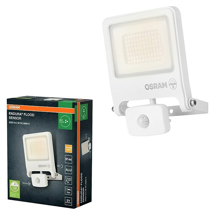 Osram Proyector de LED (Blanco, Sensor, 50 W, IP44)