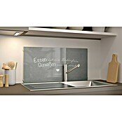 CUCINE Küchenrückwand (Essensgenuss, 80 x 40 cm, Stärke: 6 mm, Einscheibensicherheitsglas (ESG))