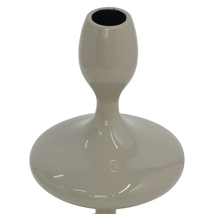 Kerzenhalter Laureen (Ø x H: 11 x 28 cm, Beige, Metall) | BAUHAUS