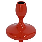Kerzenhalter Laureen (Ø x H: 11 x 19,5 cm, Rot, Metall) | BAUHAUS
