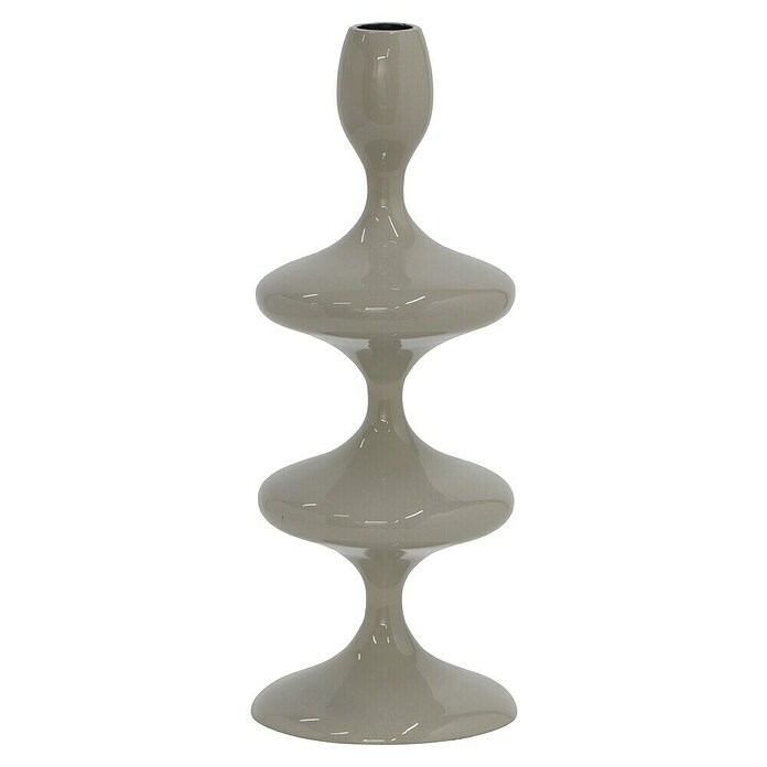 Kerzenhalter Laureen (Ø x H: 11 x 28 cm, Beige, Metall) | BAUHAUS