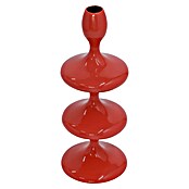 Kerzenhalter Laureen (Ø x H: 11 x 28 cm, Rot, Metall) | BAUHAUS