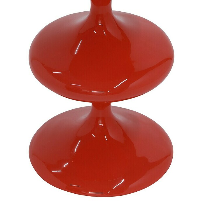 Kerzenhalter Laureen (Ø x H: 11 x 28 cm, Rot, Metall) | BAUHAUS