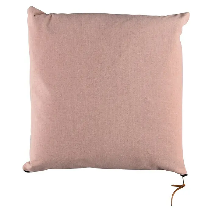 Kissen Ned - Mokka, 45 x 45 cm, 100 % Polyester - Ein quadratisches, hellrosa Kissen, das eine gemütliche und weiche Textur für Komfort und Dekoration bietet.