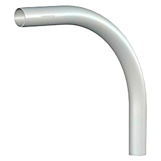 Rexel Empalme para tubo metálico curva 90º (EN 25, Metal, Blanco)