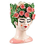 Vase Romina (17 x 16 x 28 cm, Keramik, Rosa) | BAUHAUS