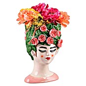 Vase Romina (17 x 16 x 28 cm, Keramik, Rosa) | BAUHAUS
