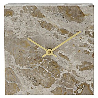 Tischuhr Krono (Beige, 15 x 15 cm)