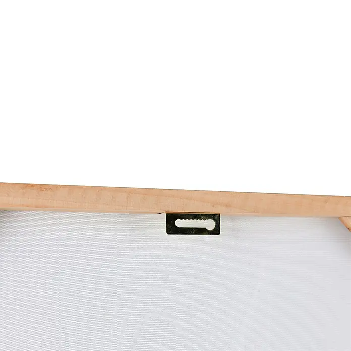 Bild - Bruce, B x H: 60 x 90 cm - Rückseite einer Leinwand mit einem stabilen Holzrahmen und einer praktischen Aufhängevorrichtung. Ideal für Galerien und Künstlerbedarf.