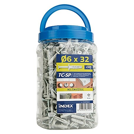 Index Taco de expansión TCSPEP06040 (Ø x L: 6 x 40 mm, 500 ud.)