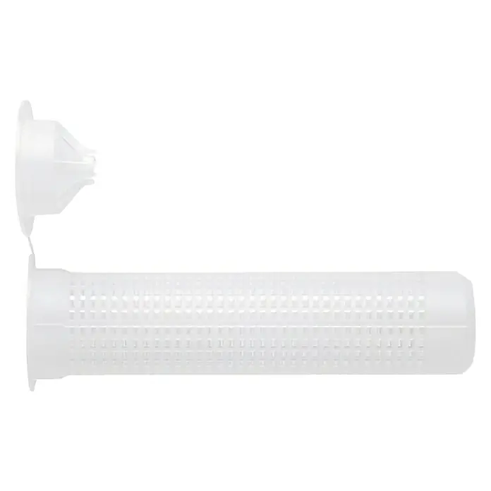 Index Casquillo de anclaje para inyección LSMOTN15085 - Ø x L: 15 x 85 mm, Nylon, 12 ud. - Imagen del producto que muestra un filtro de agua o bebidas blanco, diseñado para una hidratación limpia.