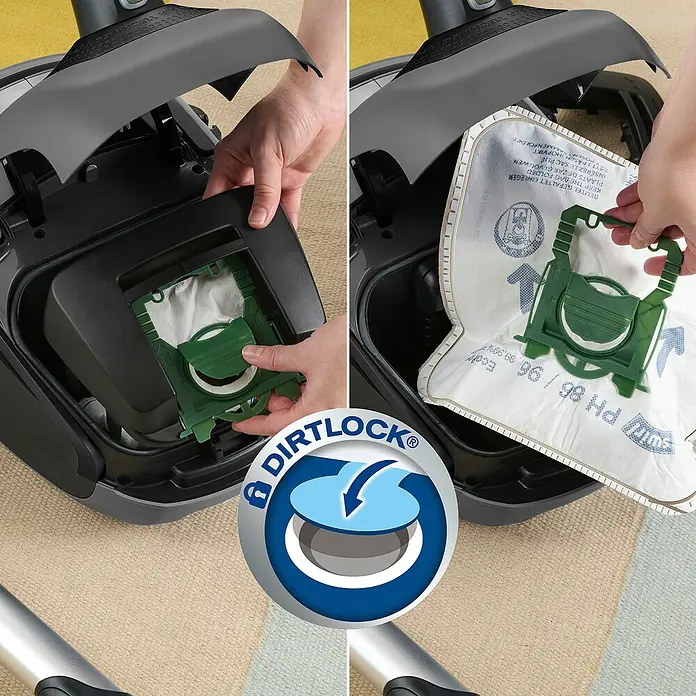 Swirl Staubsaugerbeutel PH 86/99 EcoPor - 4 Stk., Passend für: Staubsauger von AEG/Electrolux/Philips - Staubsaugerbeutelwechsel mit DIRT LOCK.