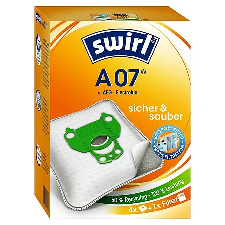 Swirl  Staubsaugerbeutel A 07 EcoPor