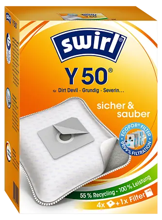 Swirl Staubsaugerbeutel Y 50 MicroPor® Plus