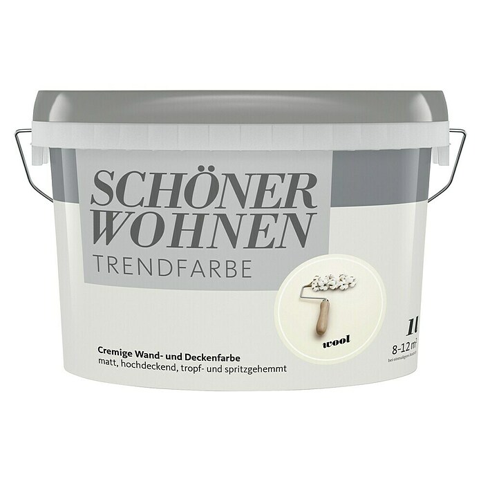 Schöner Wohnen Wandfarbe Trendfarbe (Wool, 1 l, Matt)