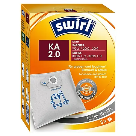 Swirl  Staubsaugerbeutel KA 2.0