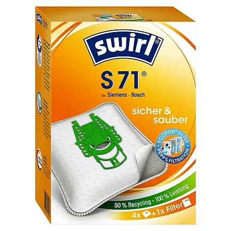 Swirl  Staubsaugerbeutel S71 EcoPor