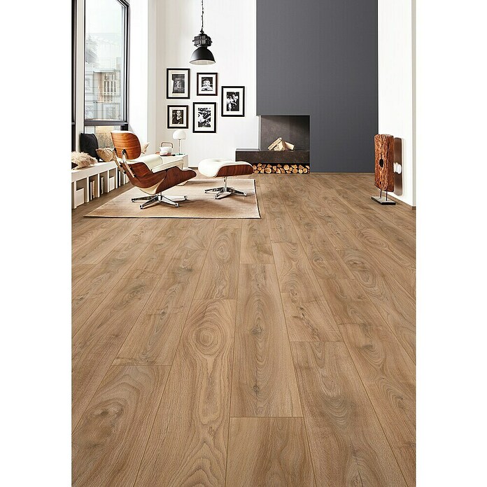 LOGOCLIC Edition Laminat Family Lagoon  (Rustikalni pod, 1.288 x 245 x 7 mm) | BAUHAUS