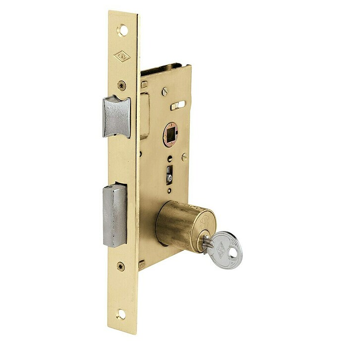 Cerradura empotrable para puerta CVL 1962 (Ancho: 40 mm, Apertura universal, Puerta de madera) | BAUHAUS