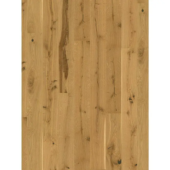 Parador Parkett Basic 11.5 - Modern Oak Rustikal, Landhausdiele, 2.200 x 185 x 11,5 mm - Rustikale Eichenparkettböden mit natürlichen Astlöchern und Maserungen, perfekt für ein warmes und einladendes Ambiente im Raum.