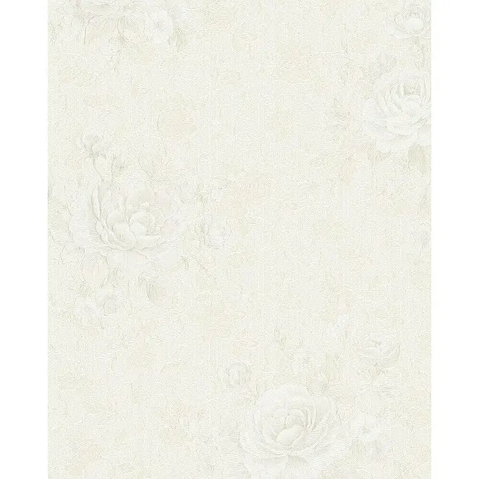 Marburg Home Classic Belvedere Vliestapete Rosen-Bouquet - Hellbeige, Floral, 10,05 x 0,53 m - Elegante Tapete mit subtilen floralen Mustern, ideal für eine ruhige und stilvolle Raumgestaltung. Zarte Rosen verleihen eine romantische Note.