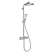 Hansgrohe Crometta Hoofddoucheset (Met thermostaatkraan, Gatafstand: 75 - 85 cm, Chroom)