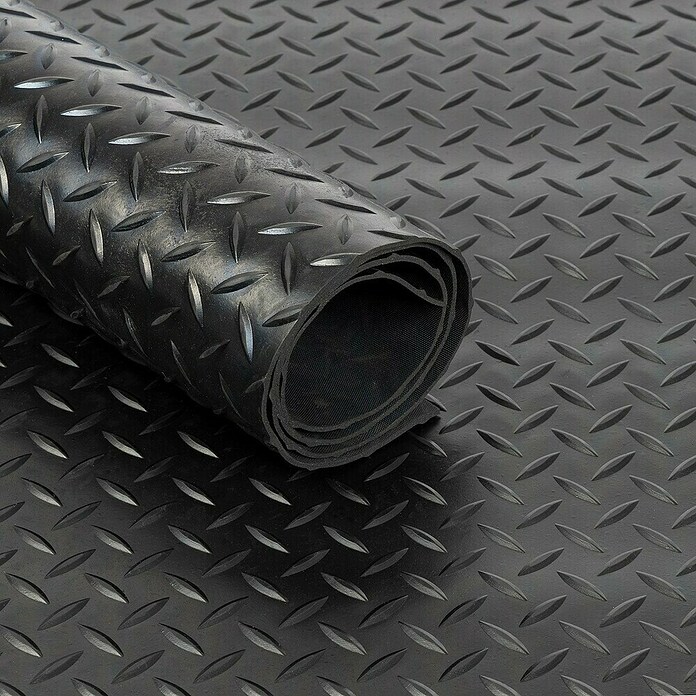 Floordirekt Läufer Tränenblech (150 x 700 cm, Schwarz) | BAUHAUS