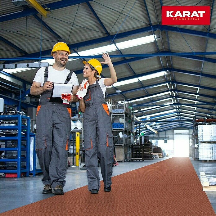 Floordirekt Läufer Diamond Cut (120 x 200 cm, Terracotta) | BAUHAUS