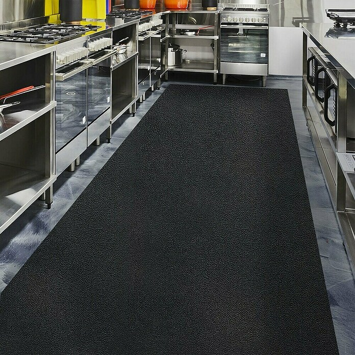 Floordirekt Läufer Orange Peel (140 x 800 cm, Schwarz) | BAUHAUS