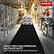 Floordirekt Läufer Flachnoppen (100 x 500 cm, Schwarz) | BAUHAUS