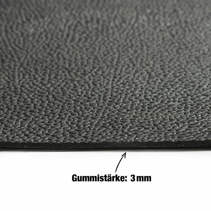 Floordirekt Läufer Orange Peel (140 x 800 cm, Schwarz) | BAUHAUS